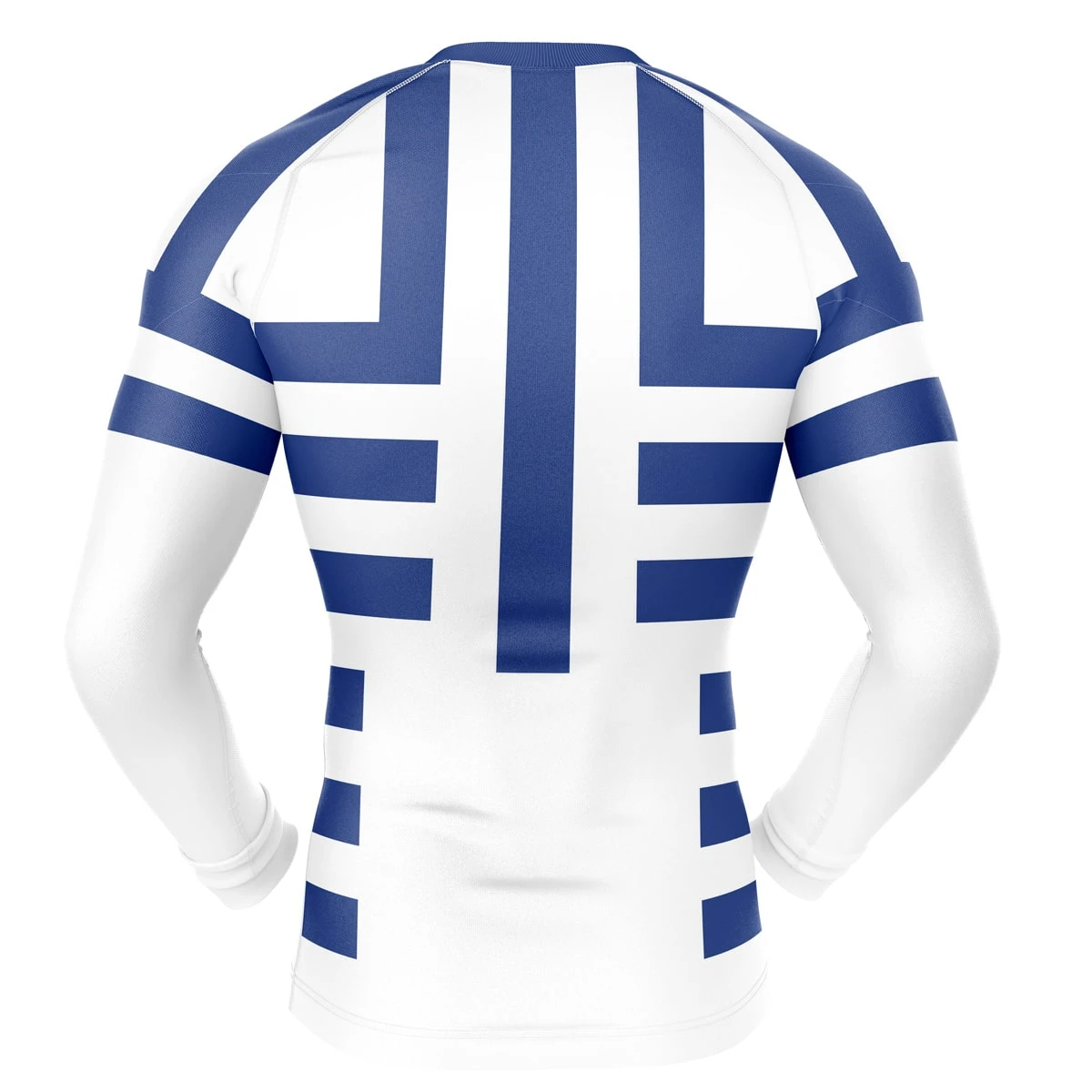 Akaza Demon Slayer Long Sleeve Rash Guard Compression Shirt - Image 2