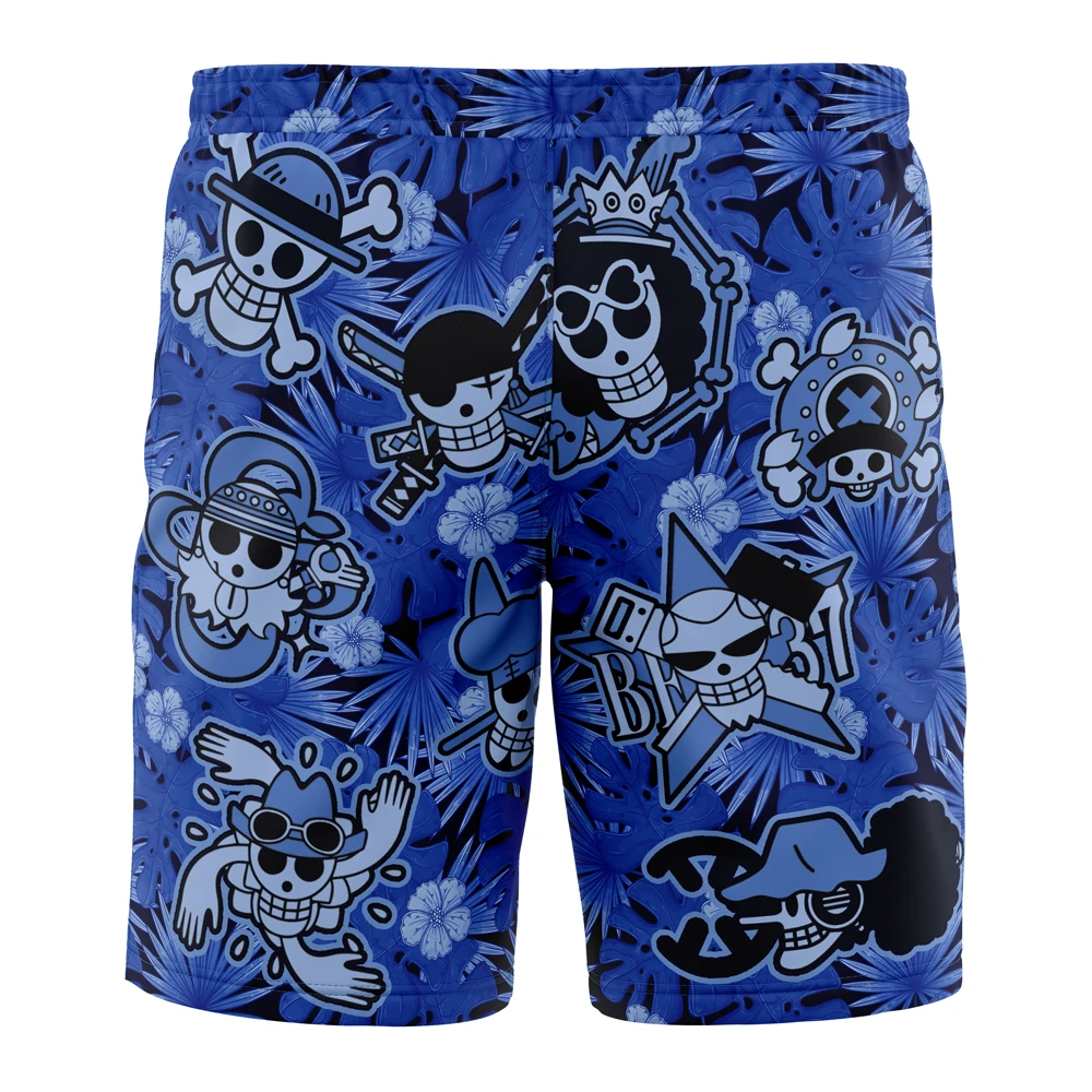 Aloha Theme One Piece Board Shorts Swim Trunks - Image 2