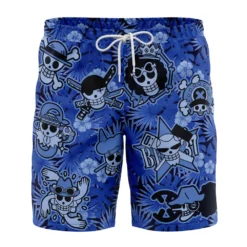 Aloha Theme One Piece Board Shorts Swim Trunks