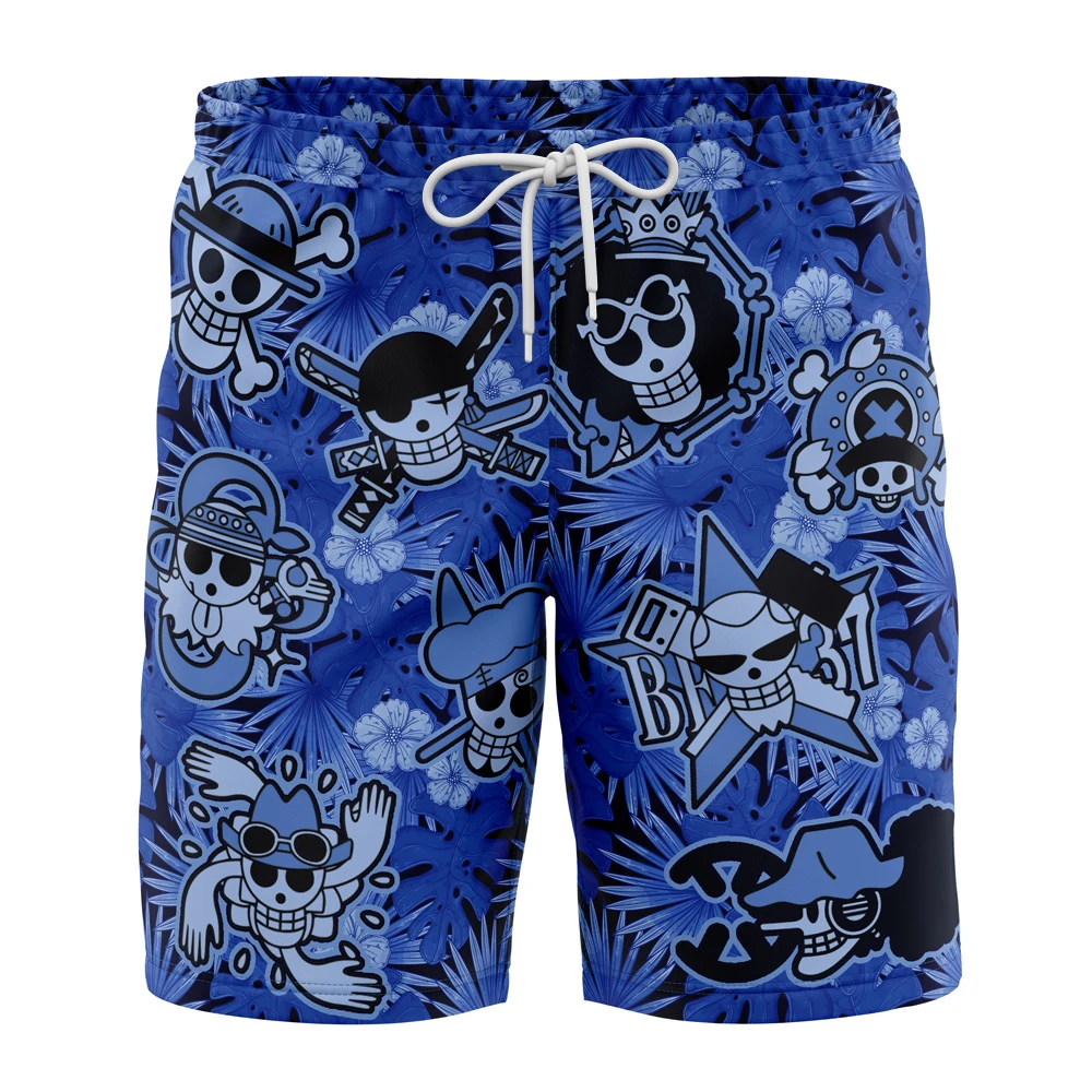 Aloha Theme One Piece Board Shorts Swim Trunks
