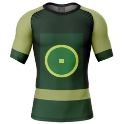 Earthbenders Avatar Short Sleeve Rash Guard Compression Shirt