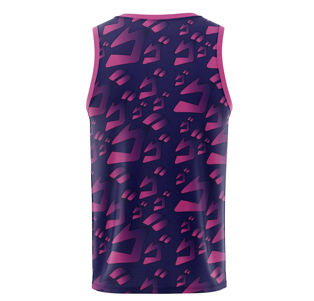 Menacing Aura Jojo’s Bizarre Adventure Basketball Jersey - Image 2