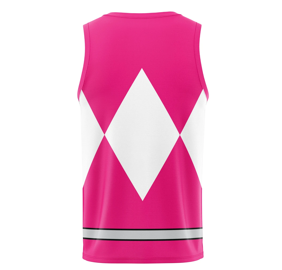 Pink Ranger Mighty Morphin Power Rangers Basketball Jersey - Image 2