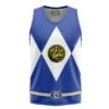 Blue Ranger Mighty Morphin Power Rangers Basketball Jersey