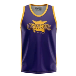 Lavender Town Gengars Pokemon Basketball Jersey