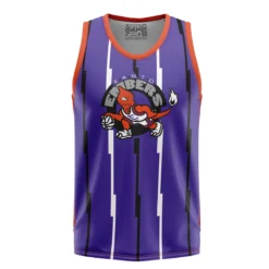 Kanto Embers Charmeleon Pokemon Basketball Jersey