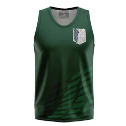 Survey Corps Attack On Titan Basketball Jersey