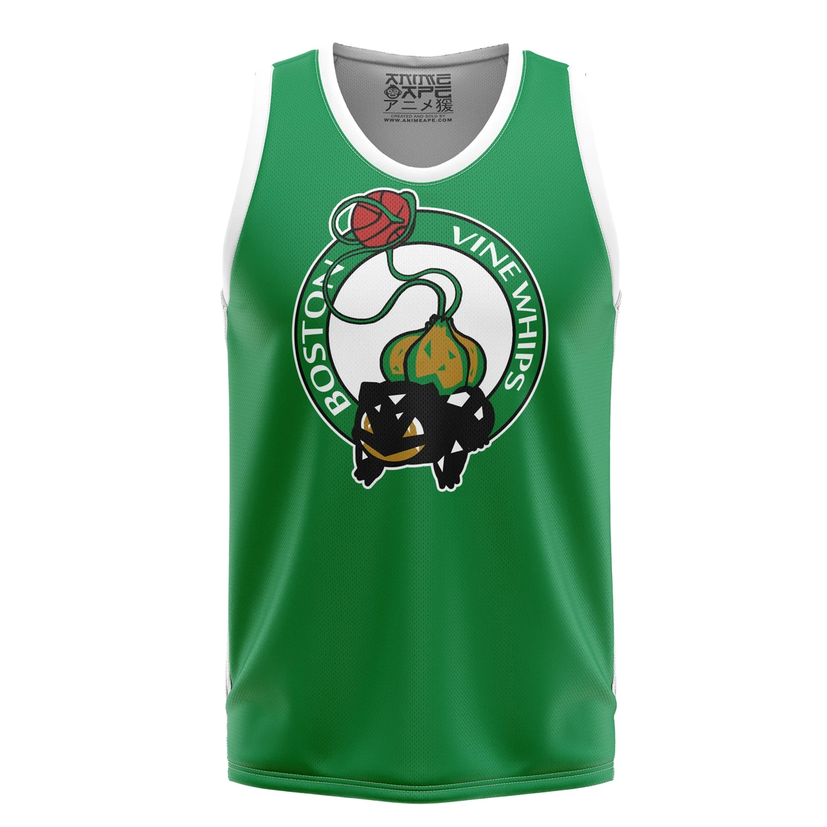 Boston Vine Whips Bulbasaur Pokemon Basketball Jersey