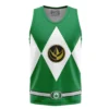 Green Ranger Mighty Morphin Power Rangers Basketball Jersey