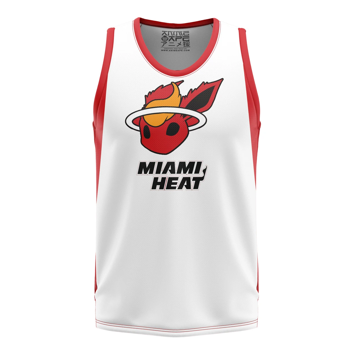 Miami Heat Flareon Pokemon Basketball Jersey