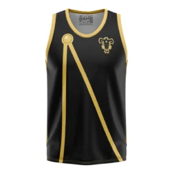 Black Bulls Black Clover Basketball Jersey