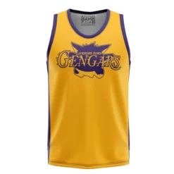 Lavander Town Gengars V2 Pokemon Basketball Jersey