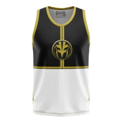 White Ranger Mighty Morphin Power Rangers Basketball Jersey
