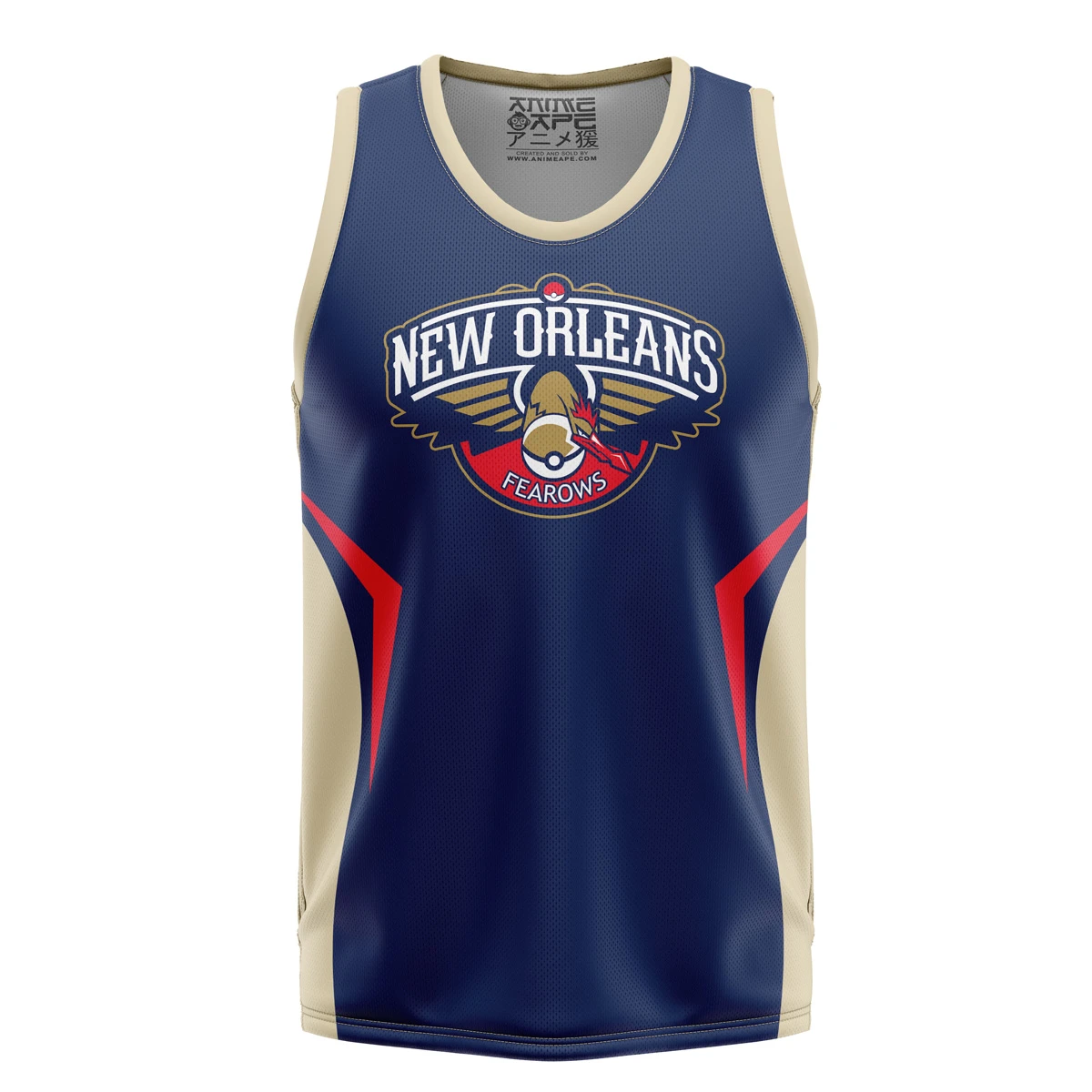 New Orleans Fearows Pokemon Basketball Jersey