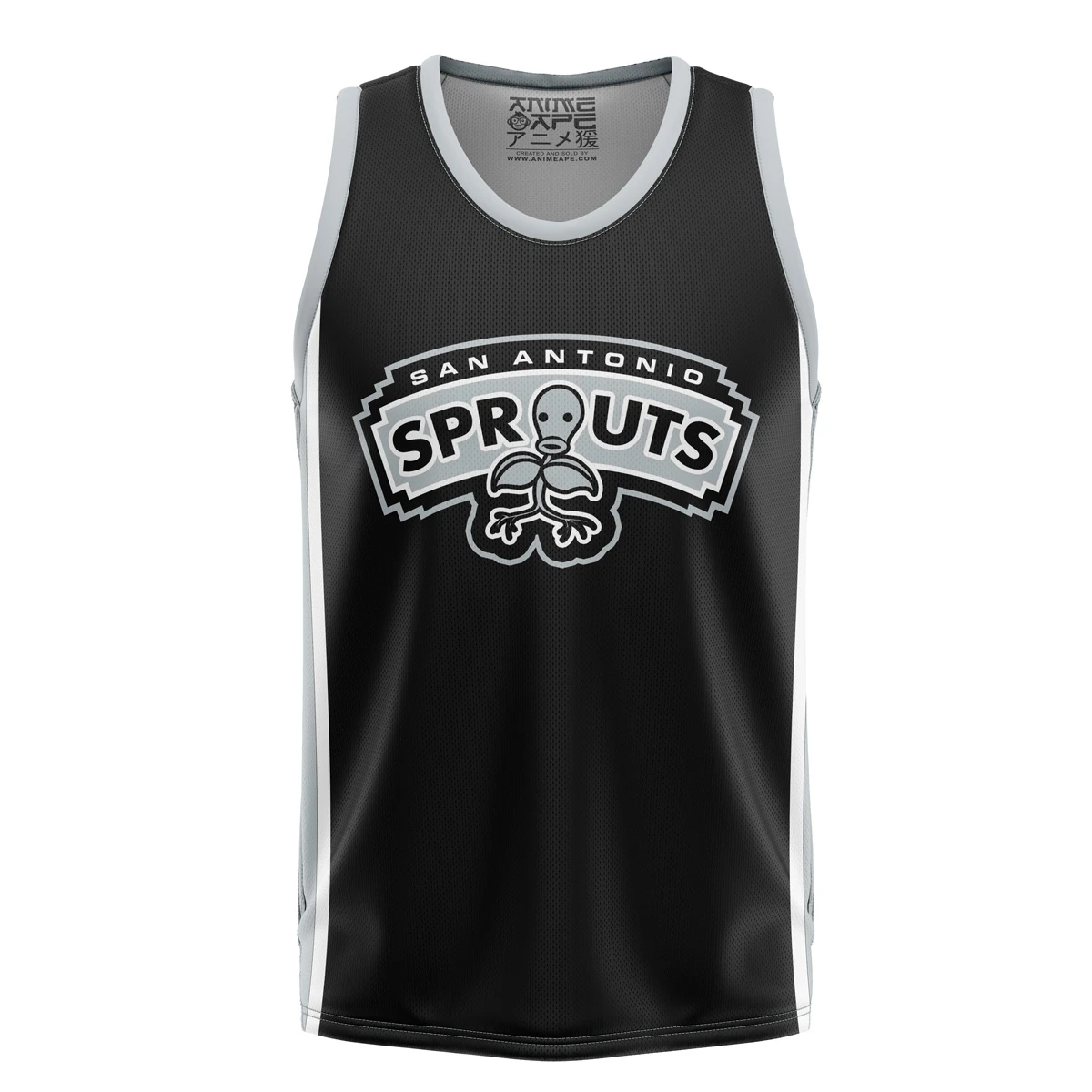 San Antonio Sprouts Bellsprout Pokemon Basketball Jersey