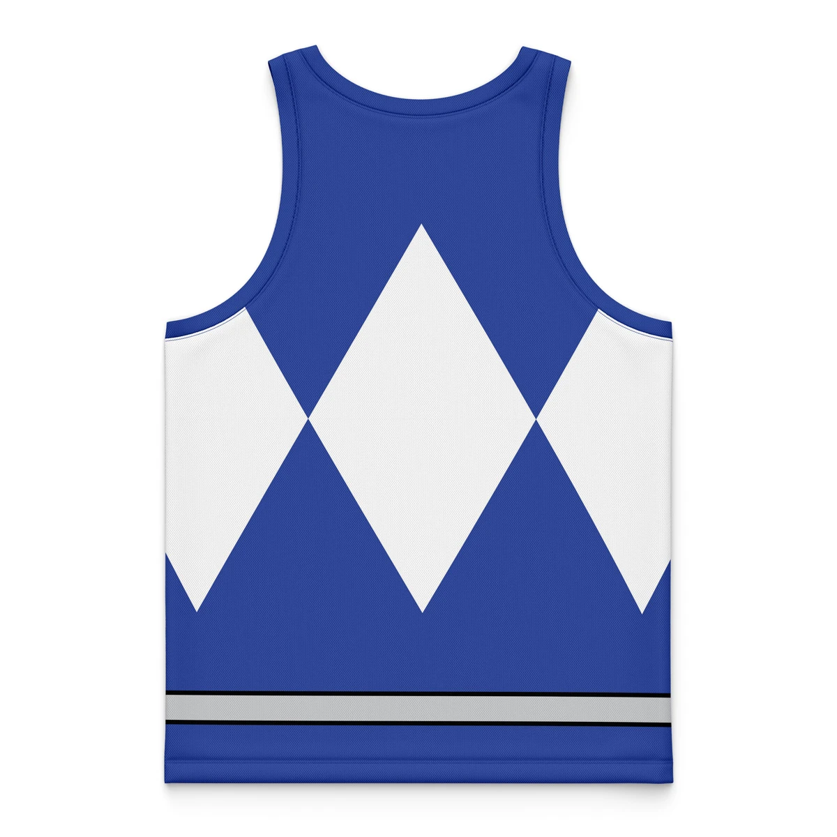 Blue Ranger Mighty Morphin Power Rangers Basketball Jersey - Image 3