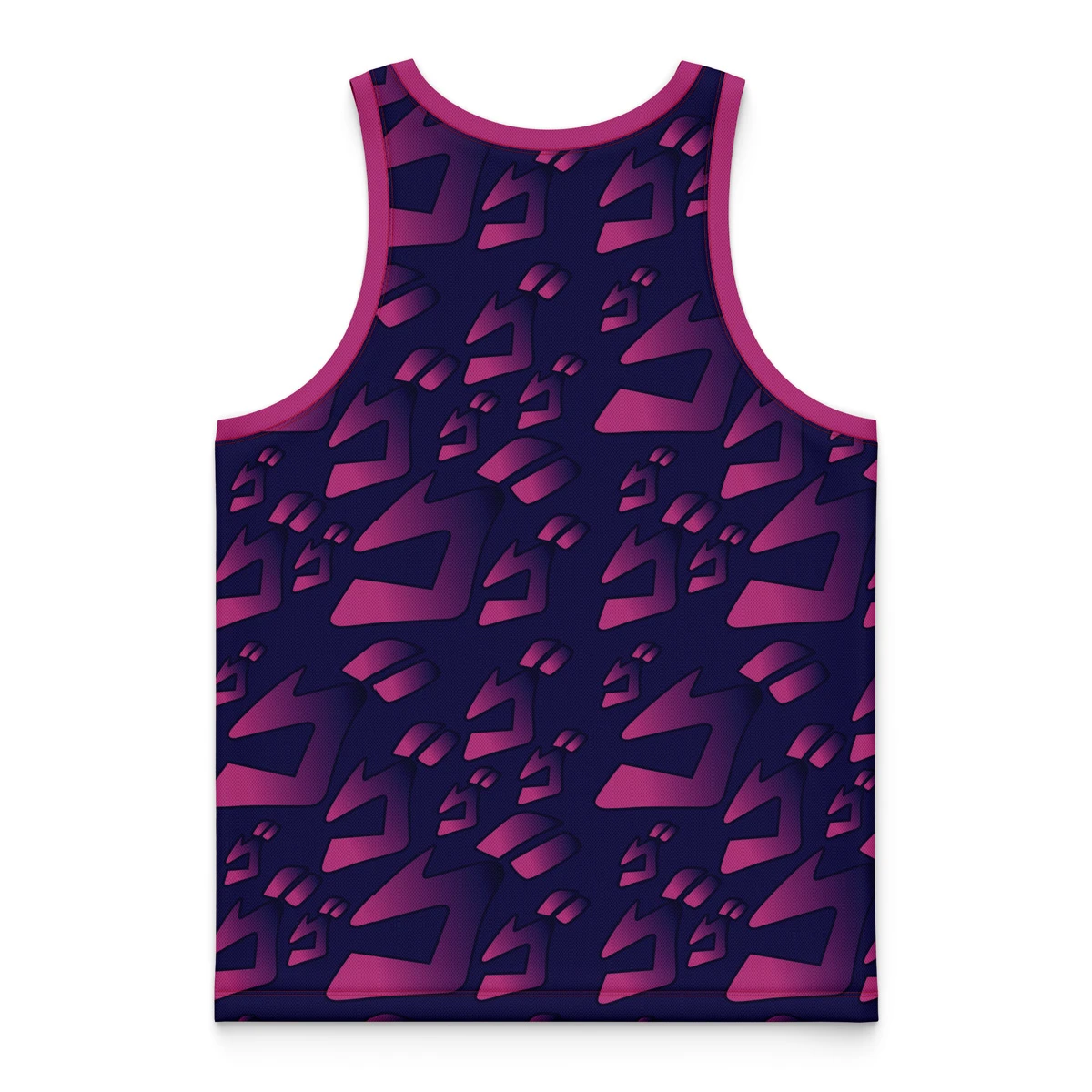 Menacing Aura Jojo’s Bizarre Adventure Basketball Jersey - Image 3