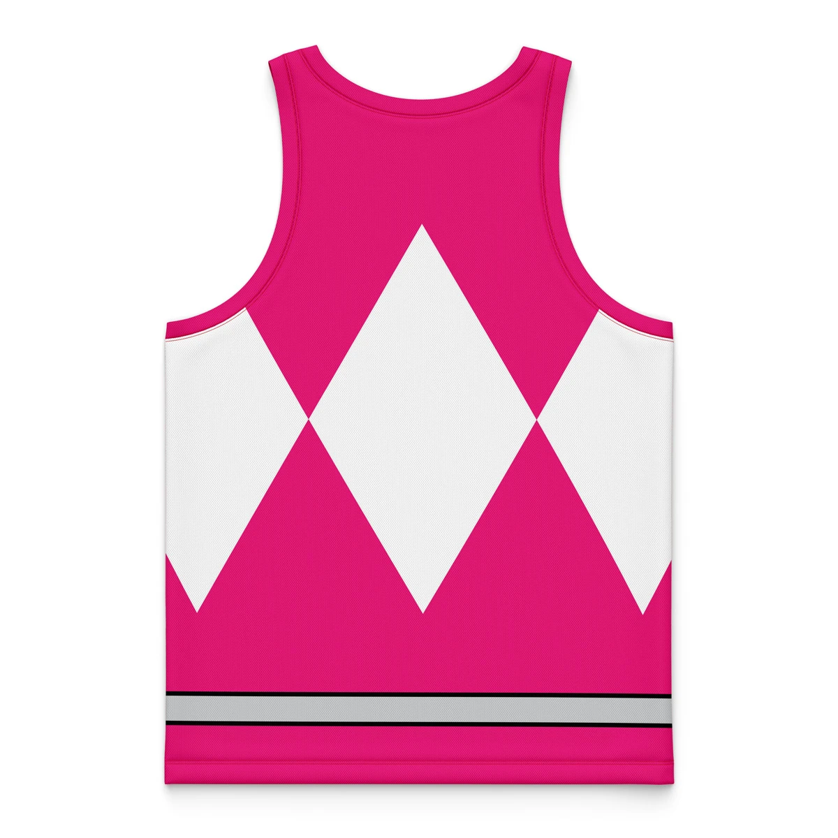 Pink Ranger Mighty Morphin Power Rangers Basketball Jersey - Image 3