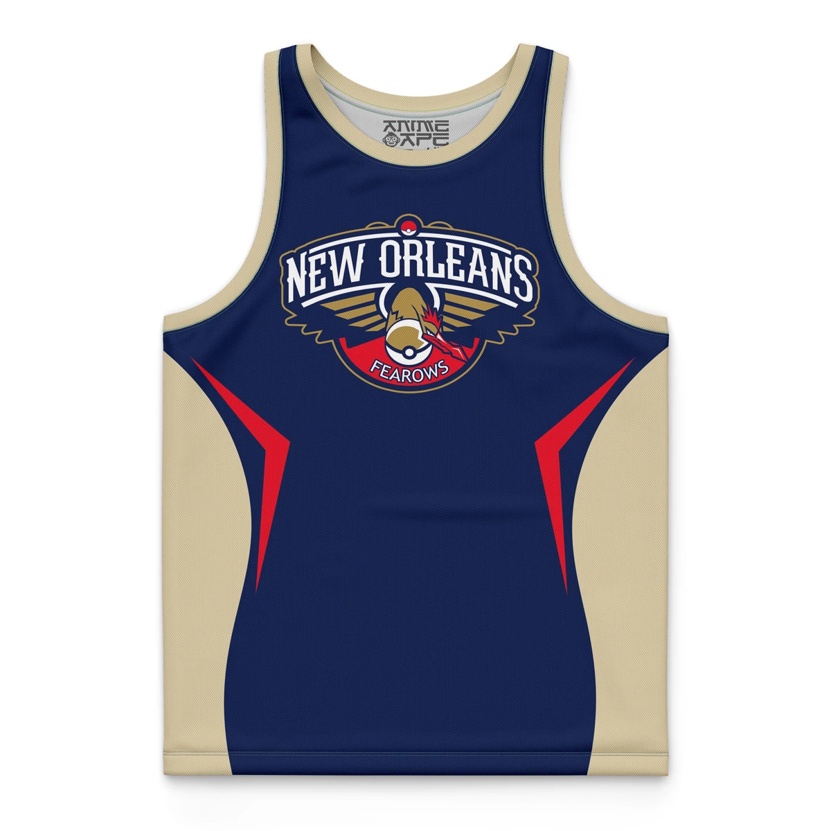 New Orleans Fearows Pokemon Basketball Jersey - Image 3