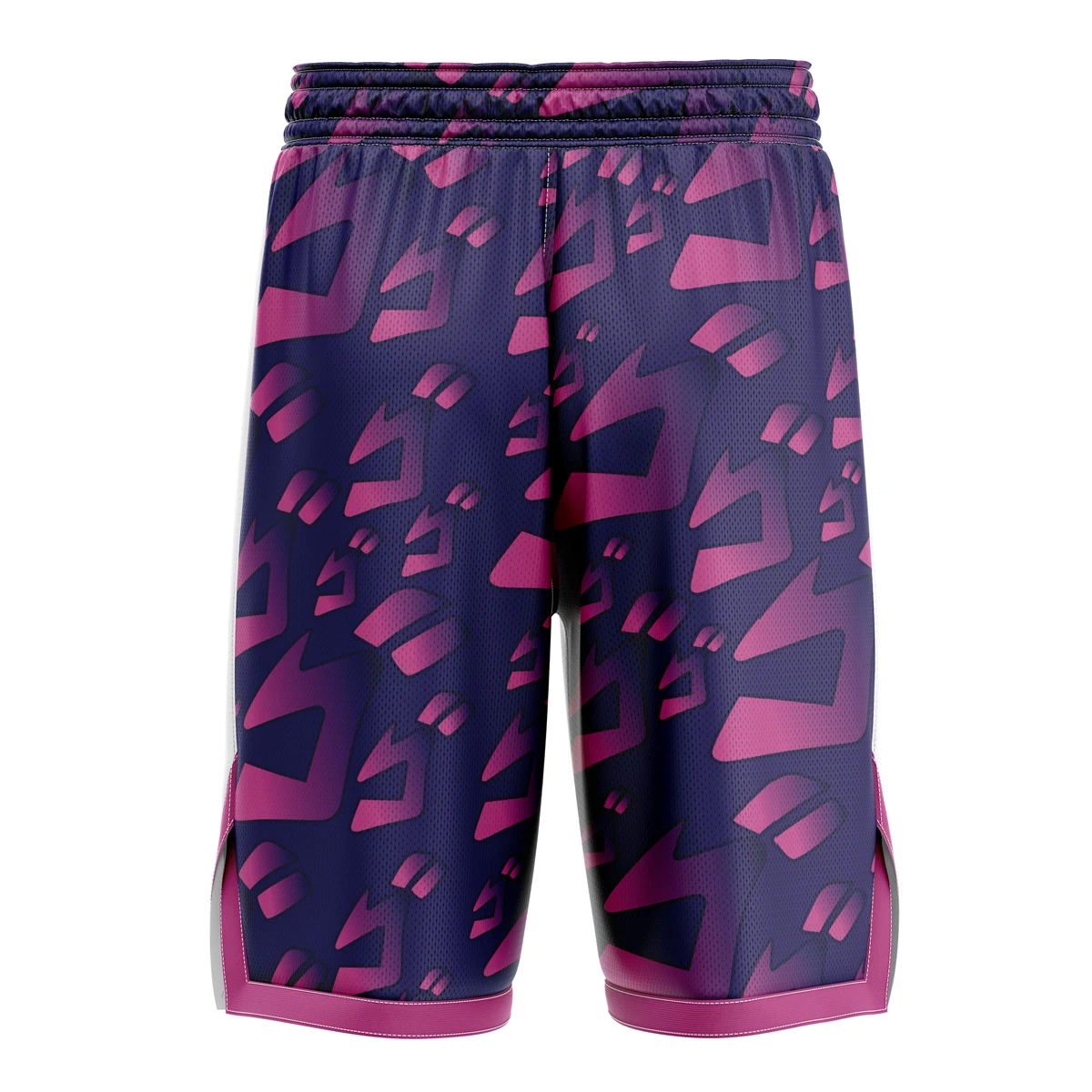 Menacing Aura Jojo’s Bizarre Adventure Basketball Shorts - Image 2