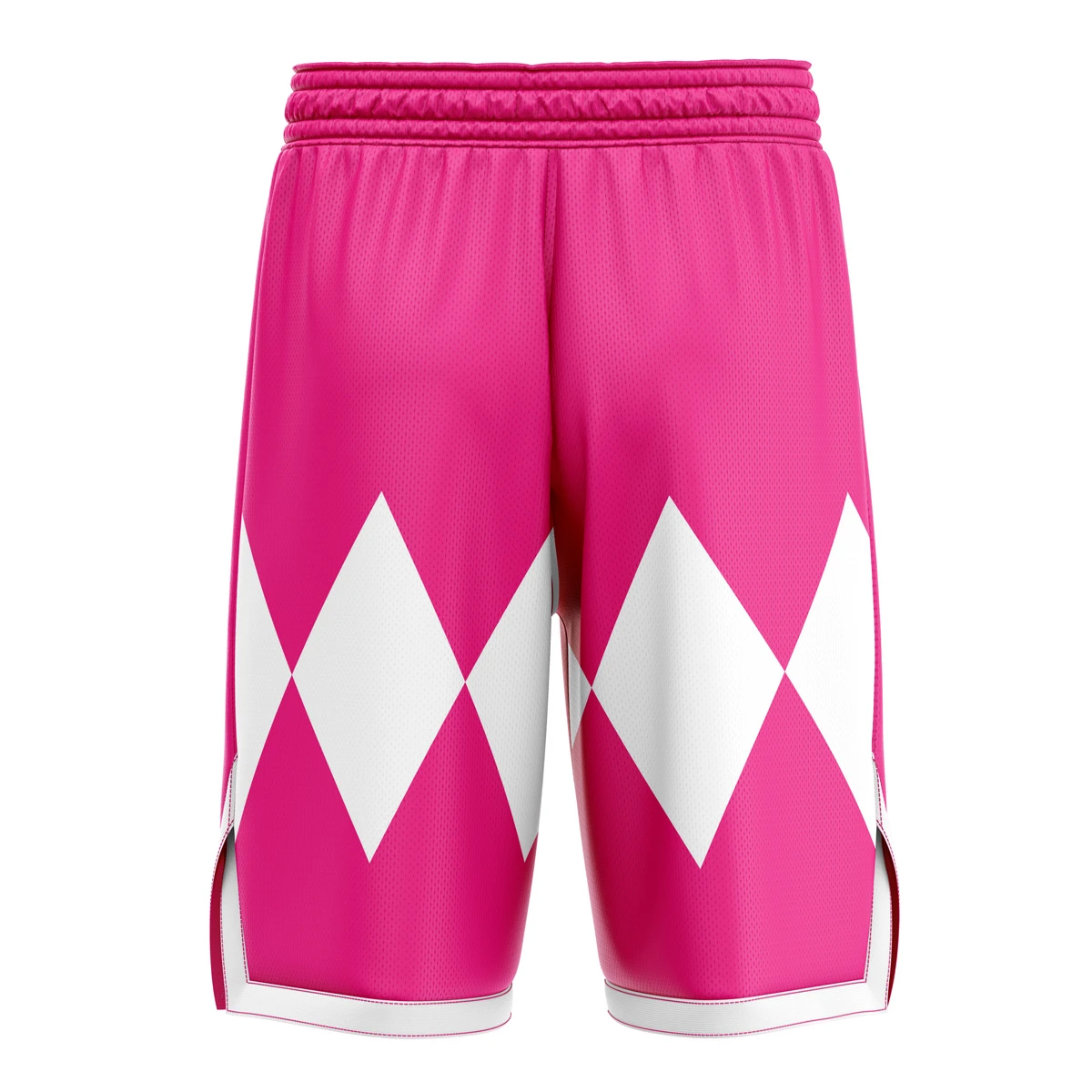 Pink Ranger Mighty Morphin Power Rangers Basketball Shorts - Image 2