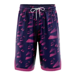 Menacing Aura Jojo’s Bizarre Adventure Basketball Shorts