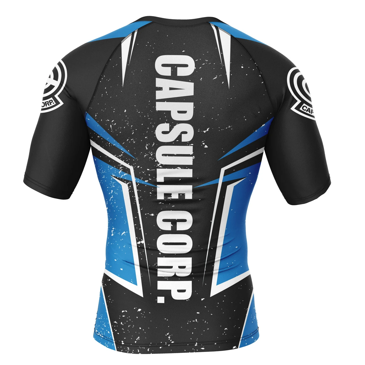 Capsule Corp Dragon Ball Z Short Sleeve Rash Guard Compression Shirt - Image 2
