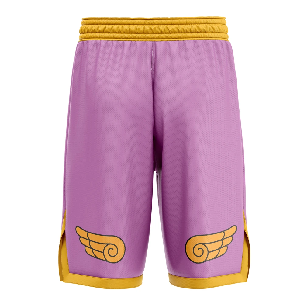 Giorno Giovanna Anime Jojo’s Bizarre Adventure Basketball Shorts - Image 2