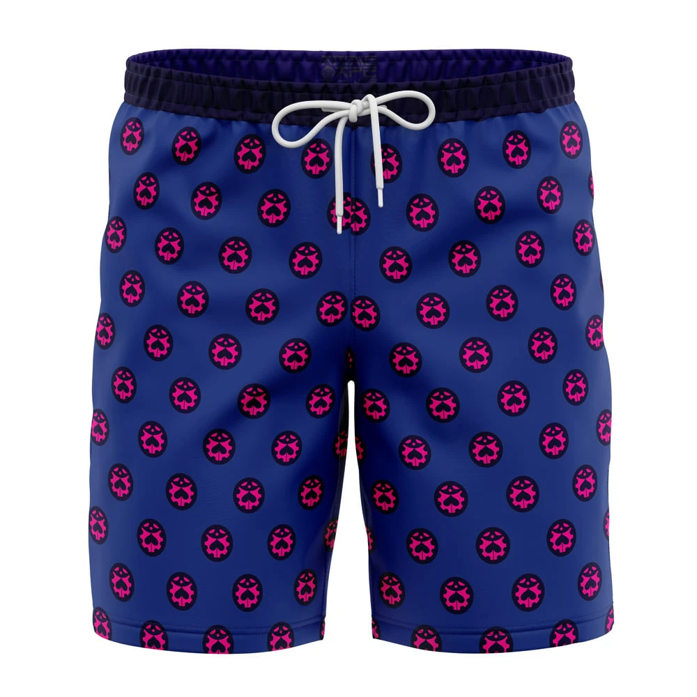 Giorno Giovanna Manga Jojo’s Bizarre Adventure Board Shorts Swim Trunks