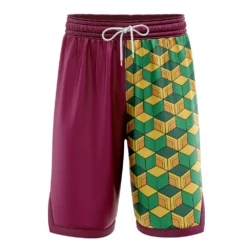 Giyu Tomioka Demon Slayer Basketball Shorts