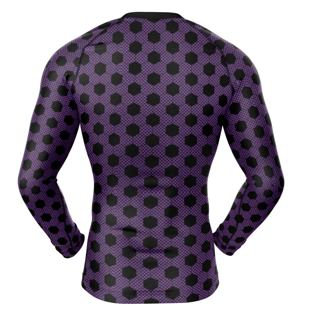 Kokushibo Demon Slayer Long Sleeve Rash Guard Compression Shirt - Image 2