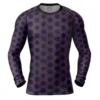 Kokushibo Demon Slayer Long Sleeve Rash Guard Compression Shirt