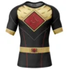 Lord Drakkon EVO III Mighty Morphin Power Rangers Short Sleeve Rash Guard Compression Shirt