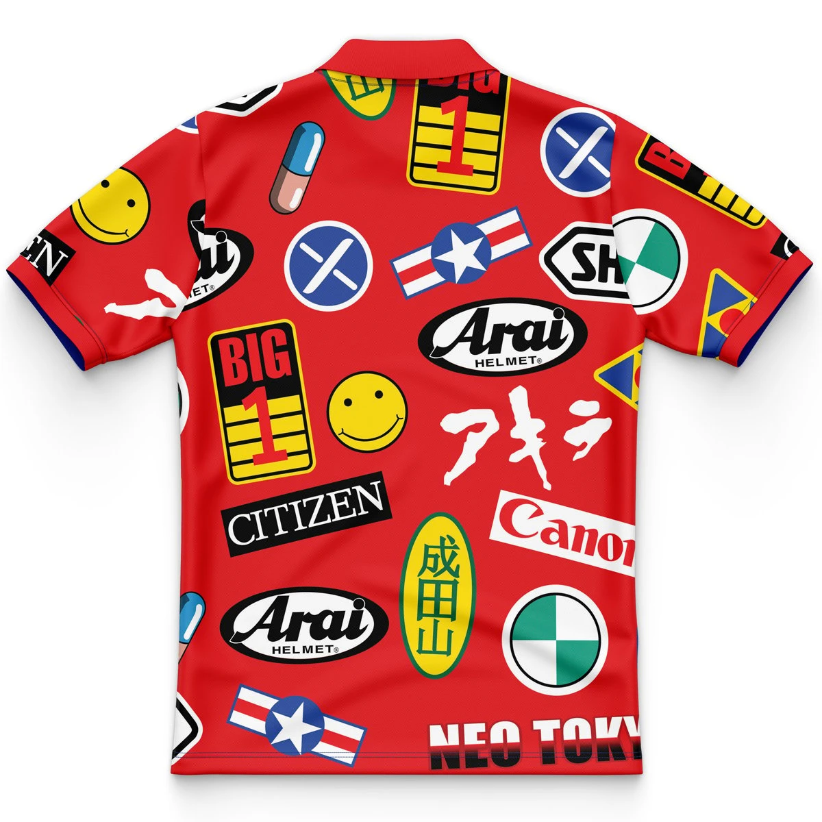 Akira Full Decals Polo Shirt - Image 2