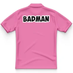 Vegeta Pink Badman Dragon Ball Z Polo Shirt