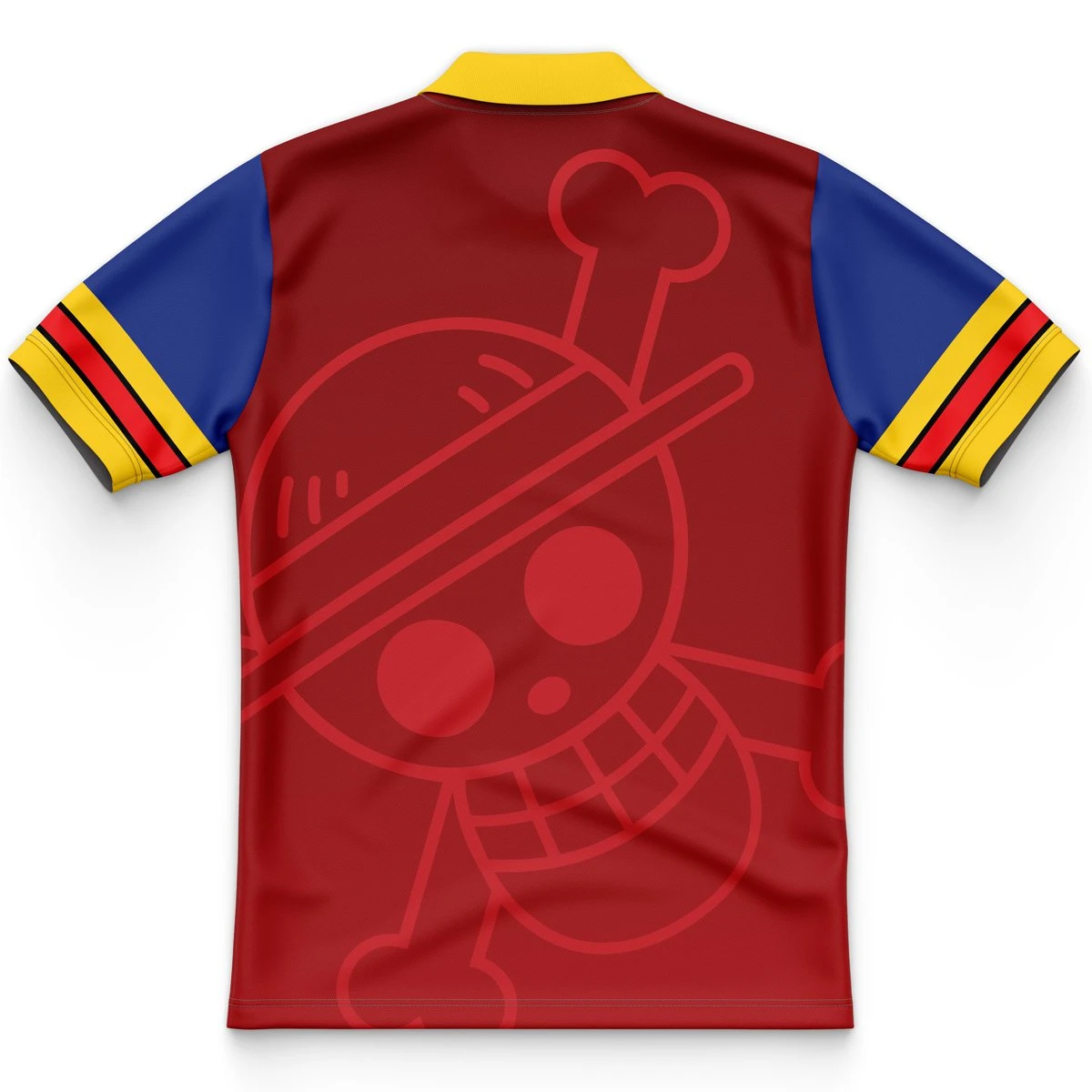Luffy Straw Hats One Piece Polo Shirt - Image 2