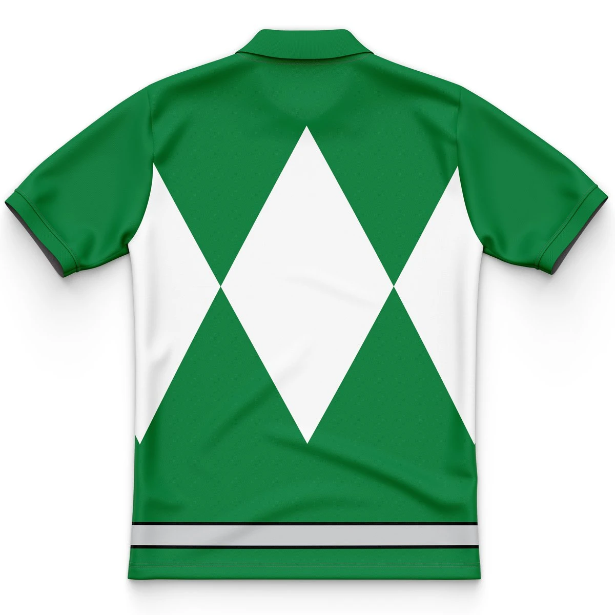 Green Ranger Mighty Morphin Power Rangers Polo Shirt - Image 2