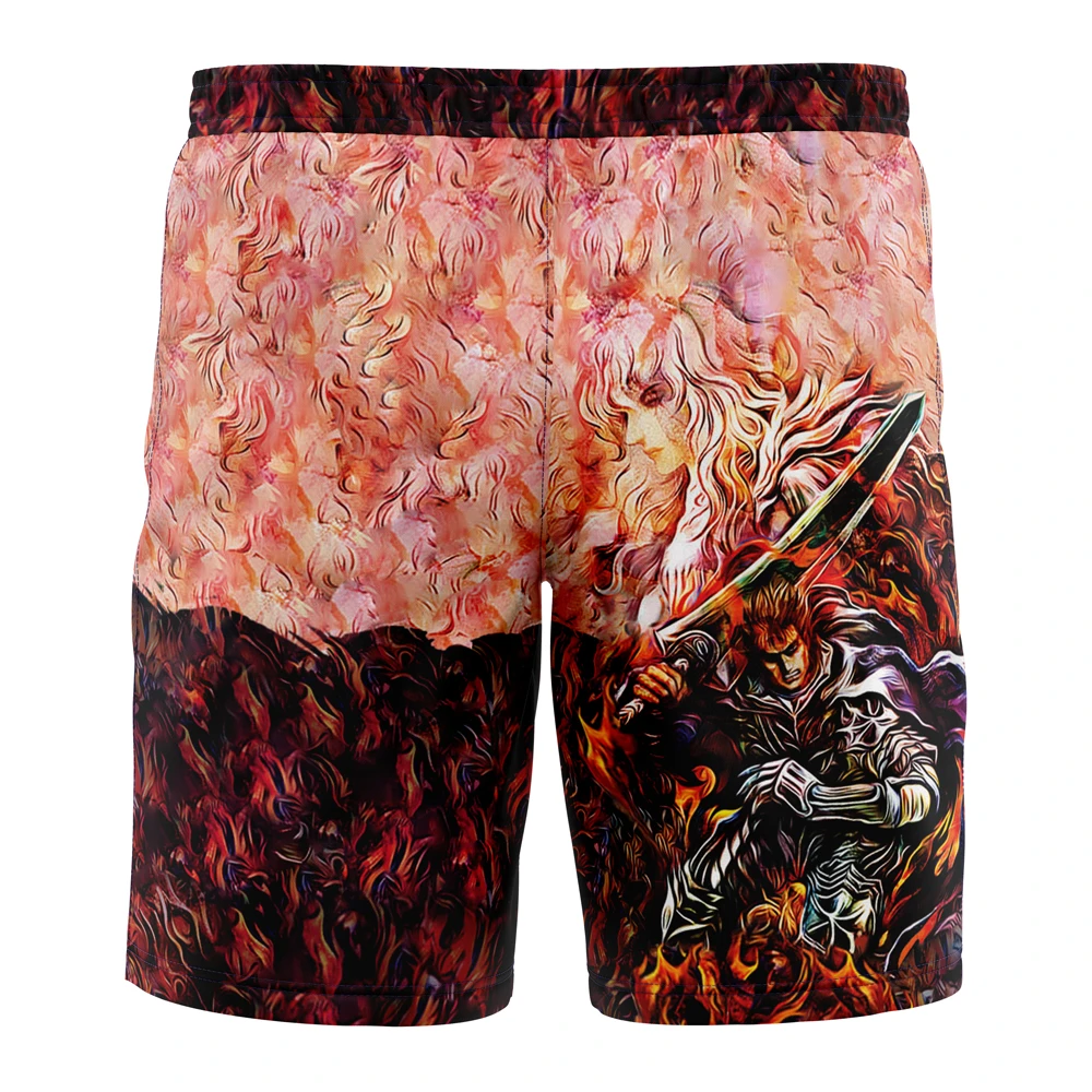Quest Of Guts Berserk Board Shorts Swim Trunks - Image 2