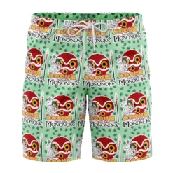 Raging Princess Mononoke Studio Ghibli Board Shorts Swim Trunks