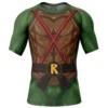 Raphael Teenage Mutant Ninja Turtles Short Sleeve Rash Guard Compression Shirt