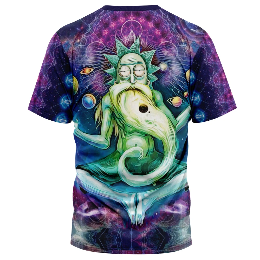 Rick And Morty Trippy Cosmic Rick T-Shirt - Image 2