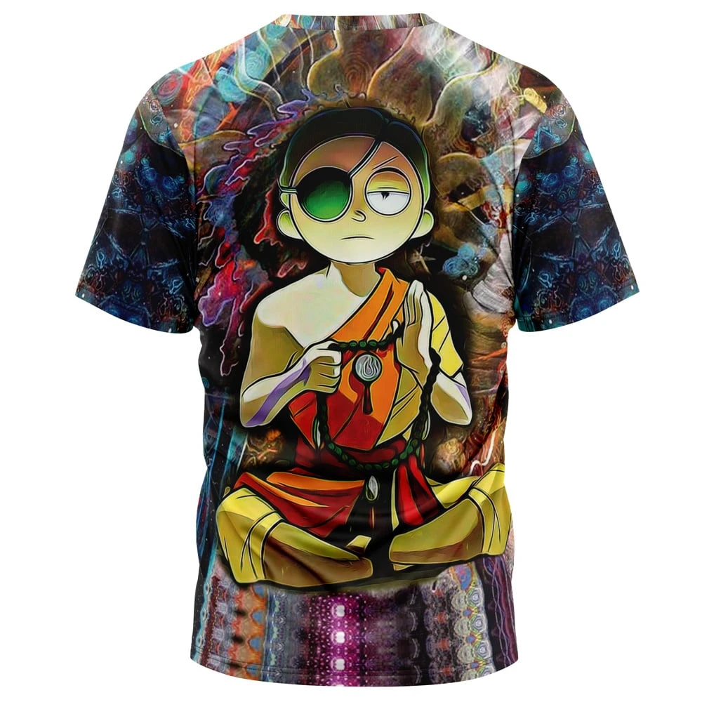 Rick And Morty Trippy Enlightened Morty T-Shirt - Image 2