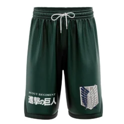 Scouting Regiment Attack On Titan Basketball Shorts