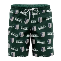 Scouting Regiment Attack On Titan Board Shorts Swim Trunks