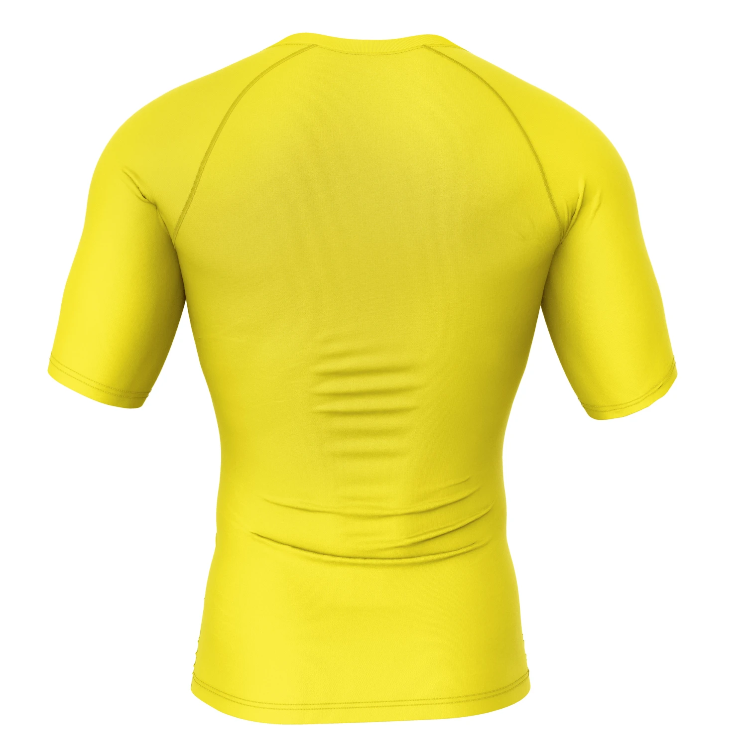 Pikachu Face Pokemon Short Sleeve Rash Guard Compression Shirt - Image 2