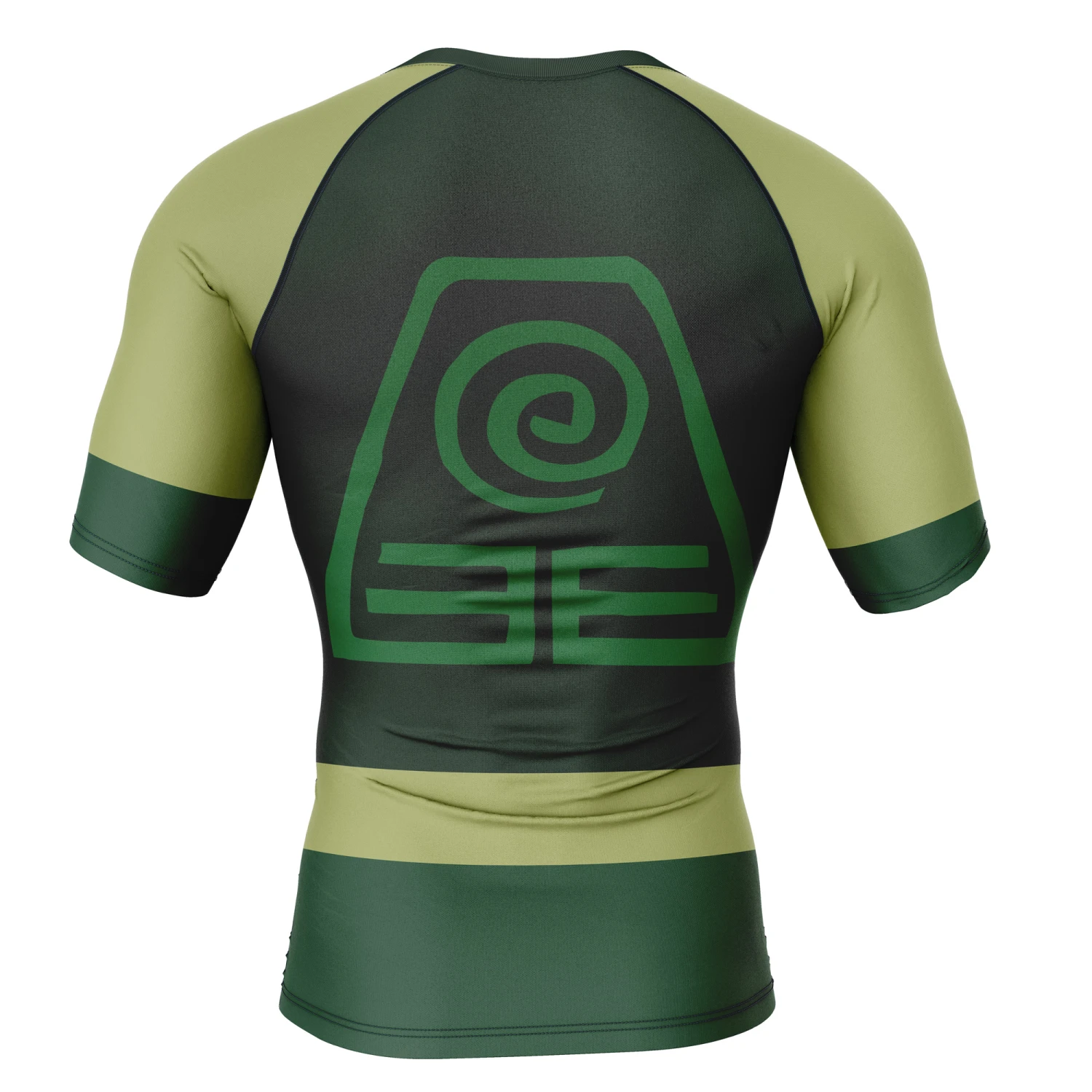 Earthbenders Avatar Short Sleeve Rash Guard Compression Shirt - Image 2