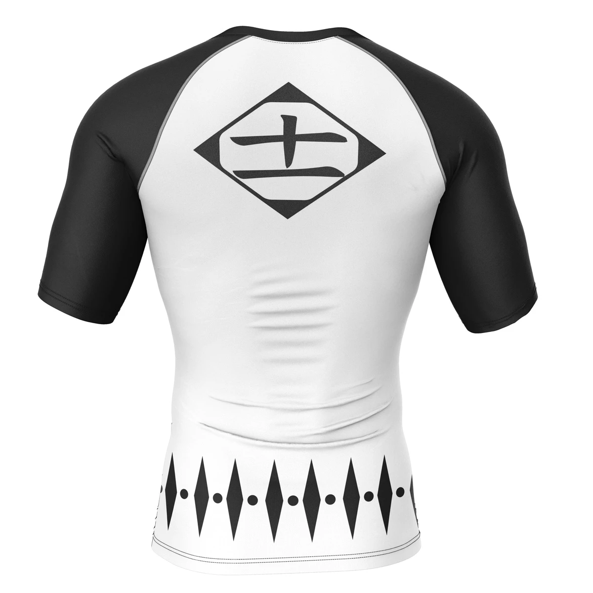 Zaraki Kenpachi Bleach Short Sleeve Rash Guard Compression Shirt - Image 2