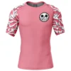 Doflamingo One Piece Short Sleeve Rash Guard Compression Shirt