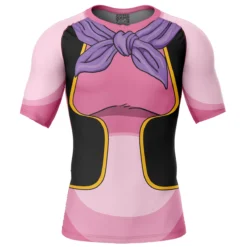 Majin Buu V2 Dragon Ball Short Sleeve Rash Guard Compression Shirt