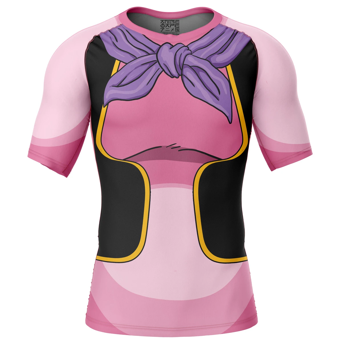 Majin Buu V2 Dragon Ball Short Sleeve Rash Guard Compression Shirt